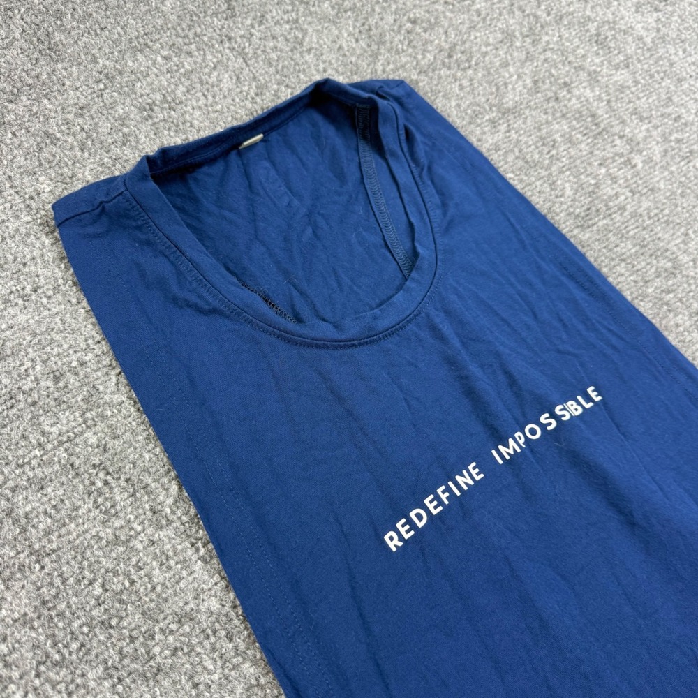 TLF Take Life Further Tank Top Medium Blue Redefine Impossible Mens